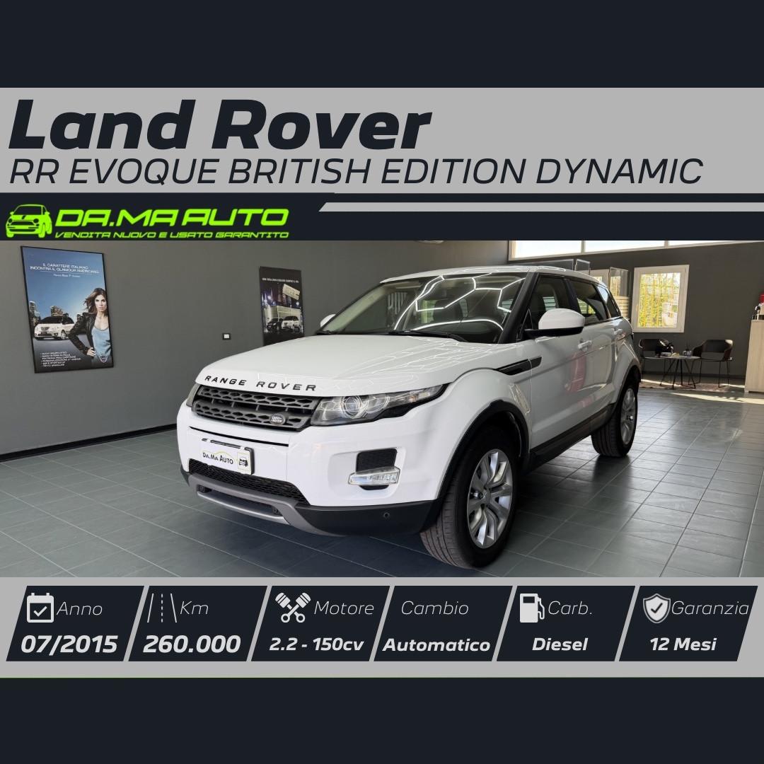 Land Rover Range Evoque 2.2 TD4 5p. British Edition Dynamic