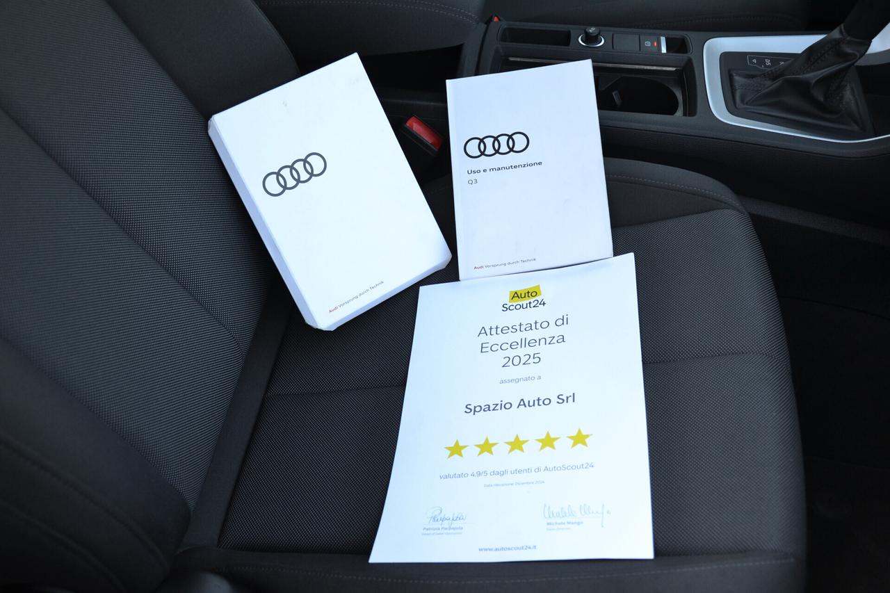 Audi Q3 45 1.4 TFSI 150CV PLUG-IN SPORTBACK **PREZZO VERO