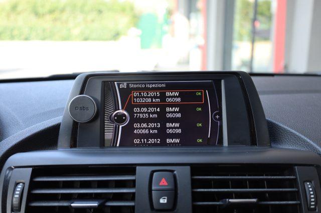 BMW 118 d 5p. Sport Automatica F20 Pelle ROSSA Cartier 18"