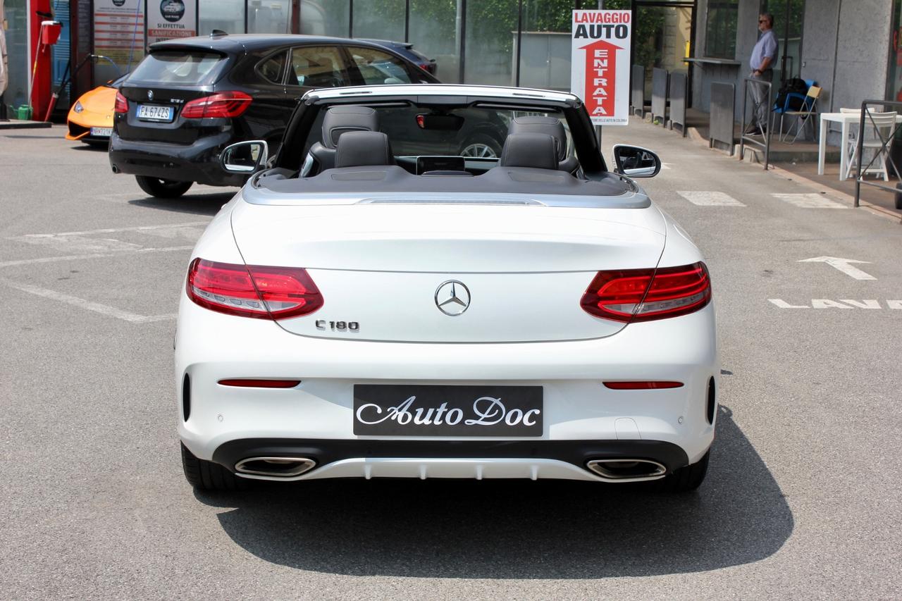 Mercedes-benz C 180 AMG CABRIO SPORT AUTOMATICA INTERNI SPORT ANTRACITE