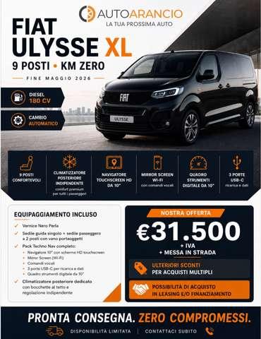 Fiat Ulysse 9 Posti XL (Passo Lungo) 2.0d 180cv Cambio Auto PREZZO SENZA VINCOLI