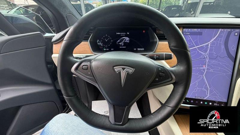 Tesla Model X UNICO PROPRIETARIO ANTICIPO 14990 EURO RATA MENSILE 487,00 EURO 100 kWh Dual Motor Long Range 4WD au