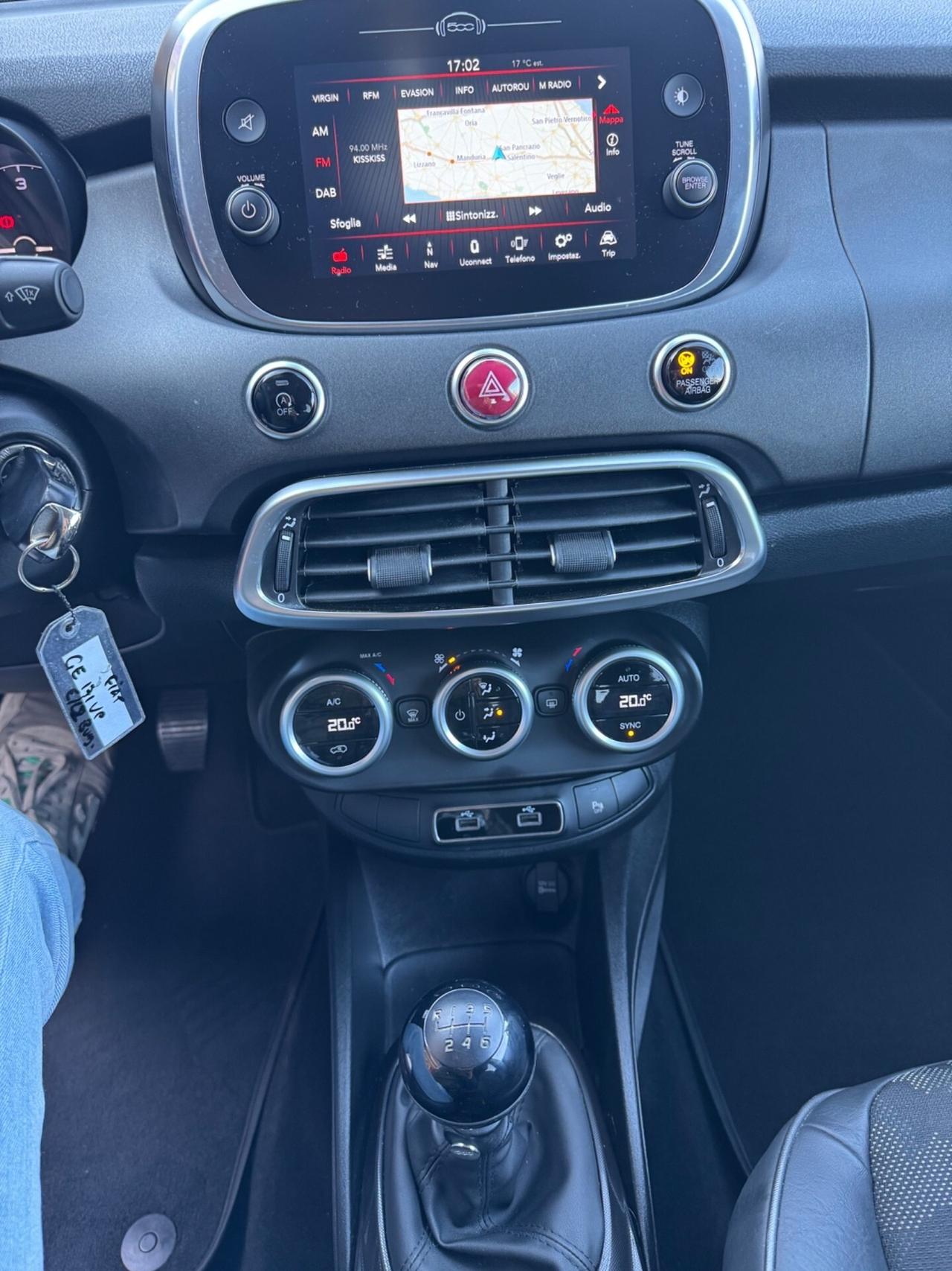 Fiat 500X 1.6 MultiJet 130CV Cross Navi Retrocamer