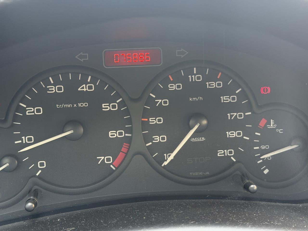 PEUGEOT 206 1.4 BENZINA 75.000KM UNI PROP