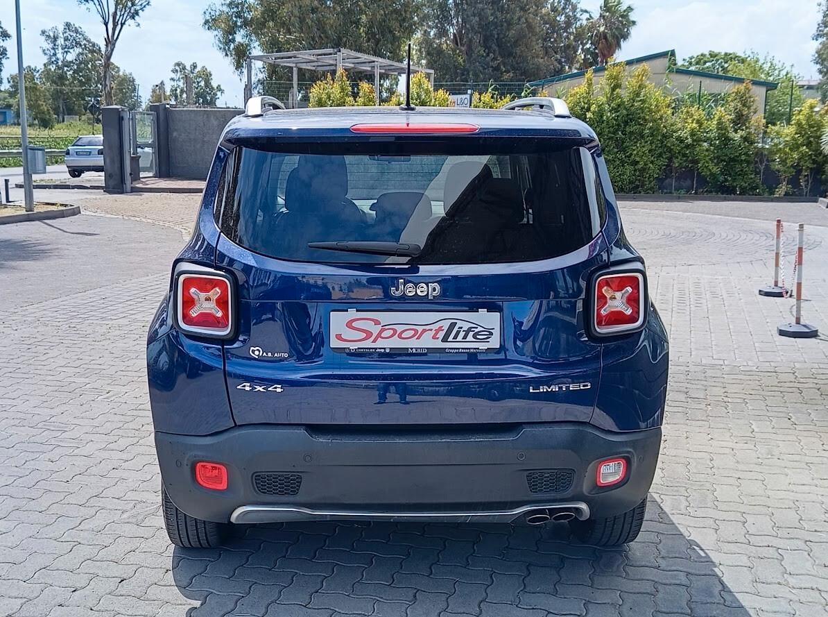 Jeep Renegade 2.0 Mjt 140CV 4WD Limited Tetto-Navi-PDC-R17"-Block Shaft