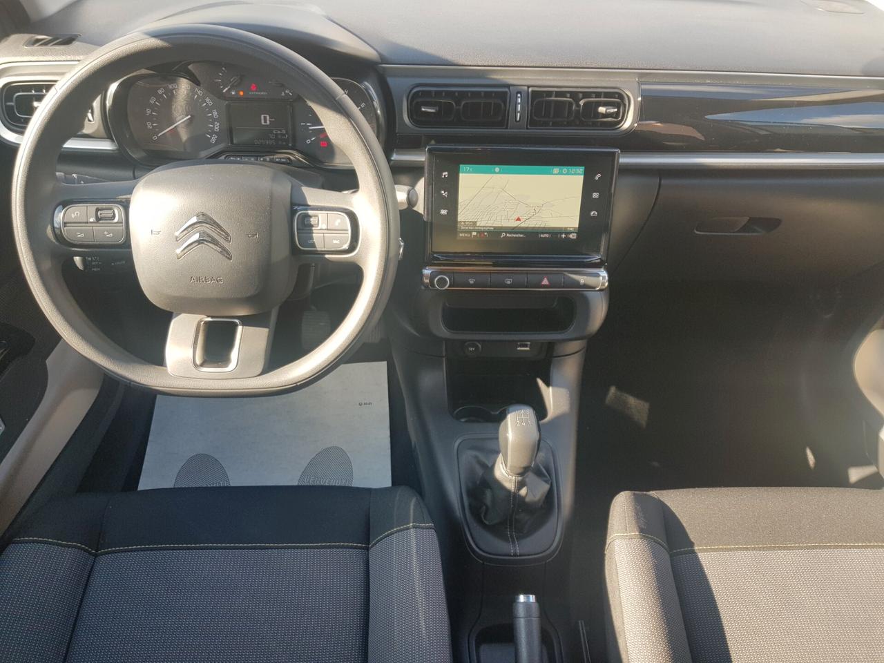 Citroen C3 1.2 Feel 83 cv Navy Led Sensori Cruise Connettivita'