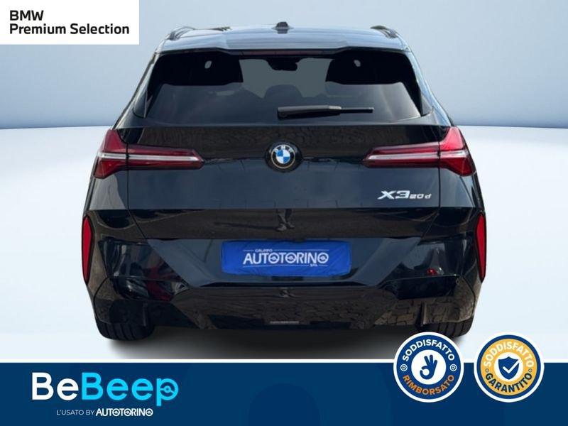 BMW X3 XDRIVE20D MSPORT AUTO