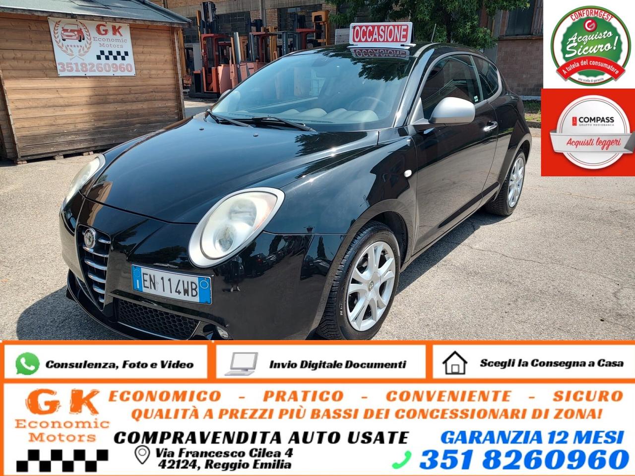 Alfa Romeo MiTo 1.4 105 CV M.air Super, OK NEOPATENTATI, GARANZIA L.12 MESI
