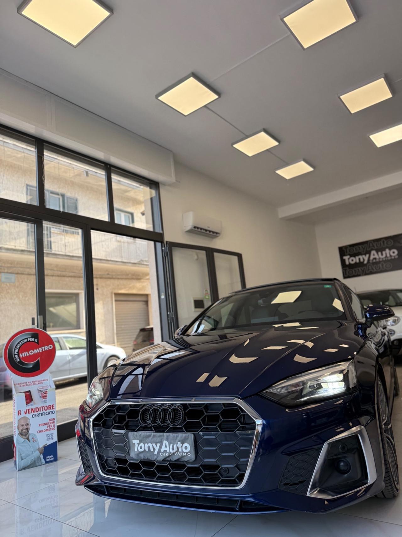 Audi A5 SPB 40 TDI S.LINE EDITION TETTO APRIBILE,VIRTUAL COCKPIT, PACCHETTO LUCI SOFFUSE INTERNE,TELECAMERA