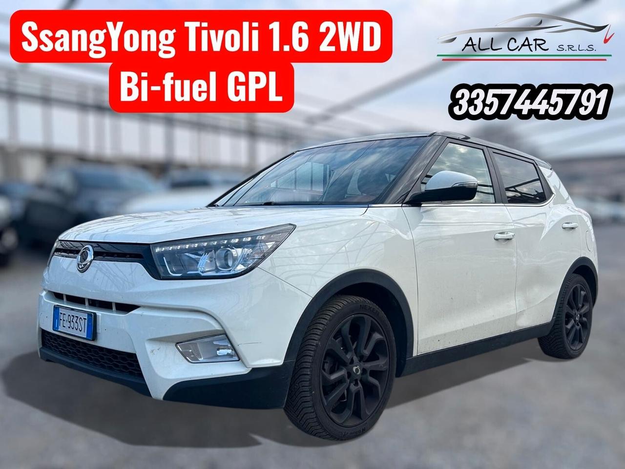 Ssangyong Tivoli 1.6 2WD Bi-fuel GPL Be