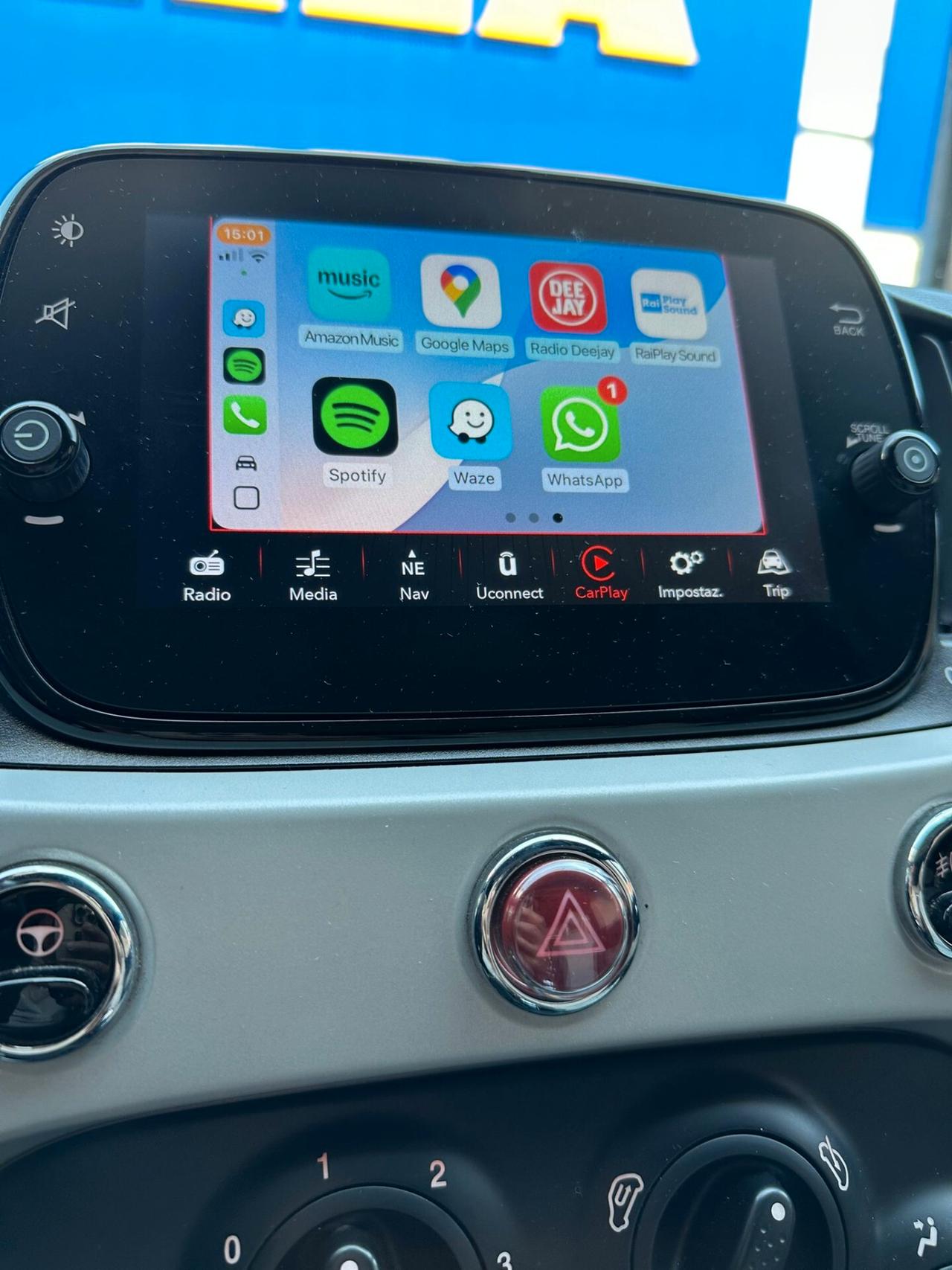 Fiat 500 1.0 Hybrid Star Unico Proprietario Navigatore e sensori