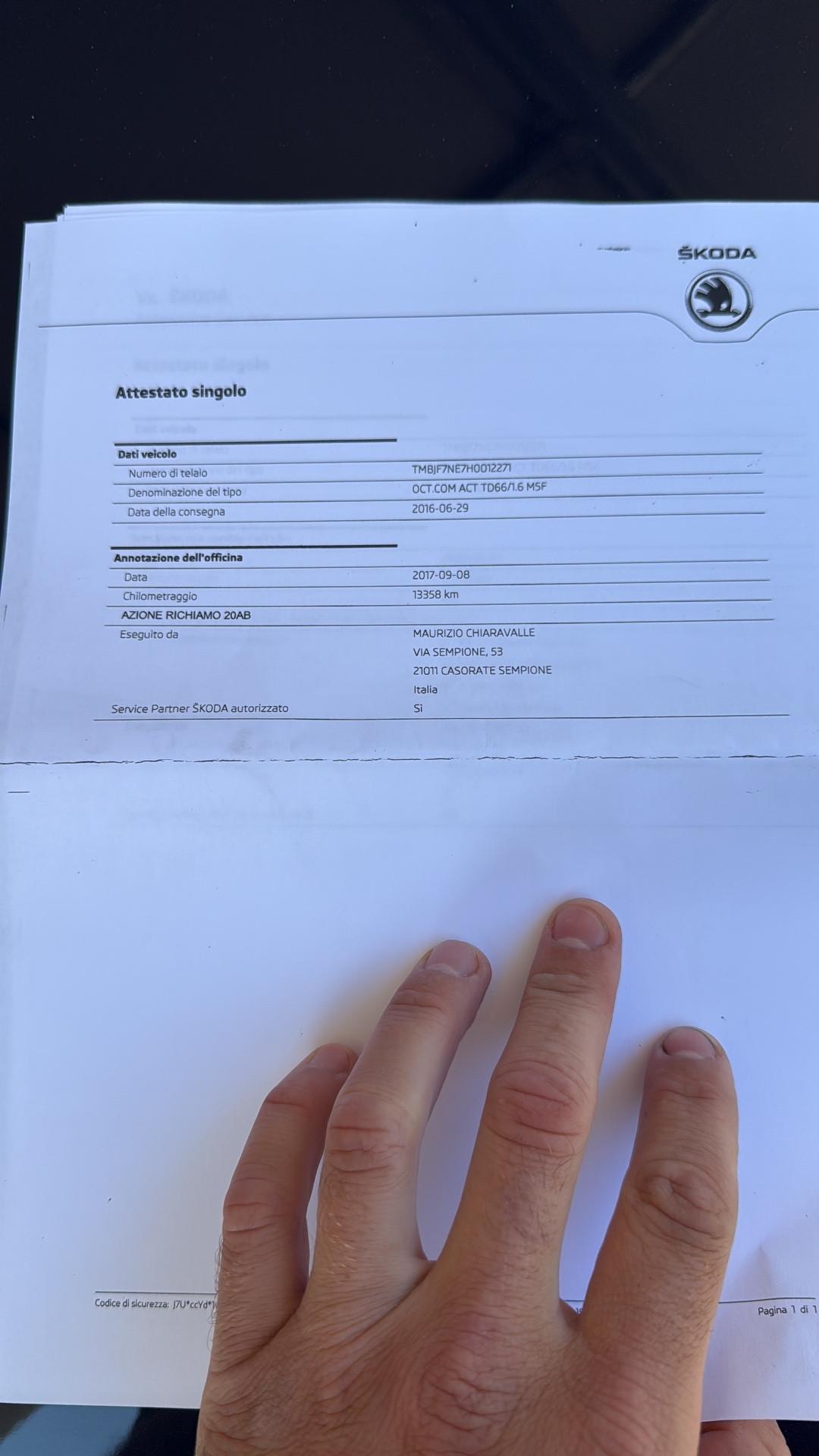 Skoda Octavia 1.6 Tdi Active 90cv euro 6