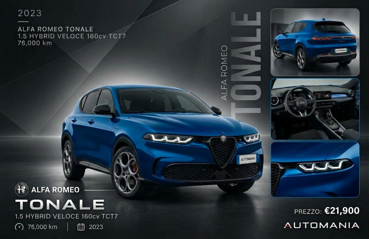 Alfa Romeo Tonale 1.5 hybrid Veloce 160cv tct7