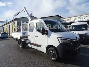 RENAULT Master DOPPIACABINA CASSONE FISSO E GRU ORDINABILE