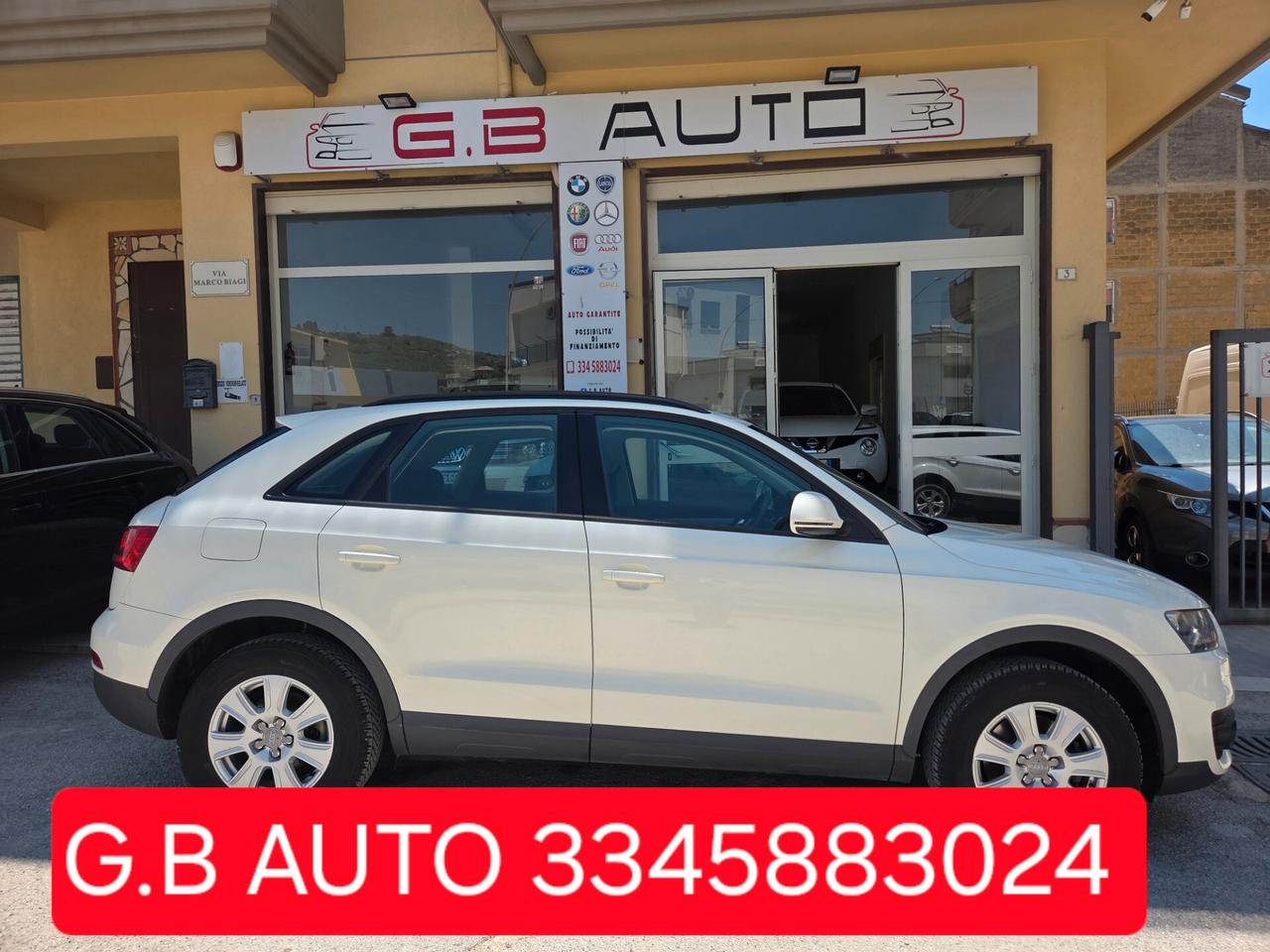 AUDI Q3 2.0 TDI 140 CV ANNO 2012 KM CERTIFICATI