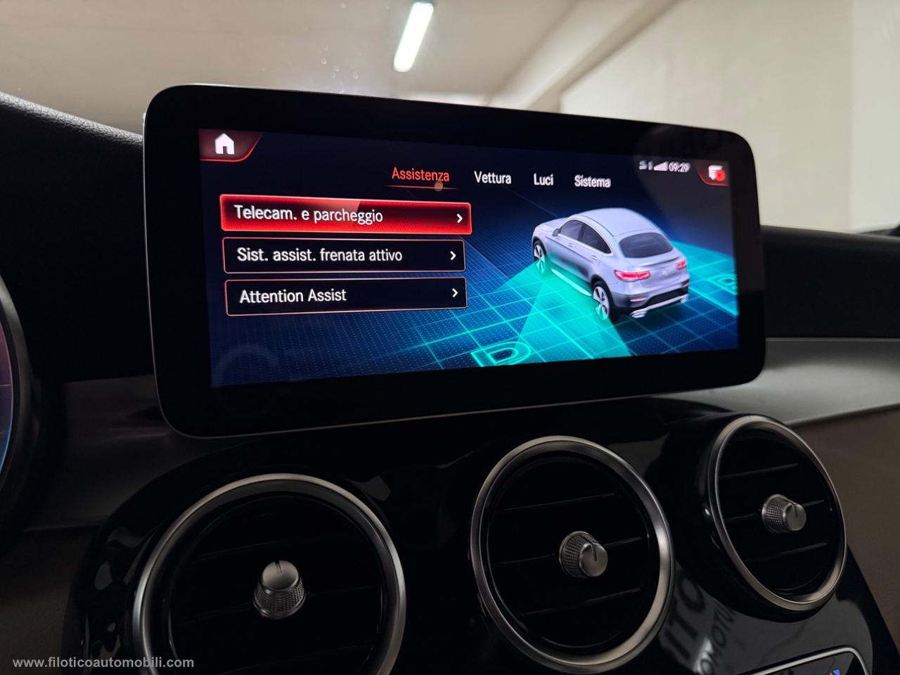 MERCEDES-BENZ GLC 300 de 4M Plug-in hyb. Coupé Sport PELLE - FARI LED FULL!!