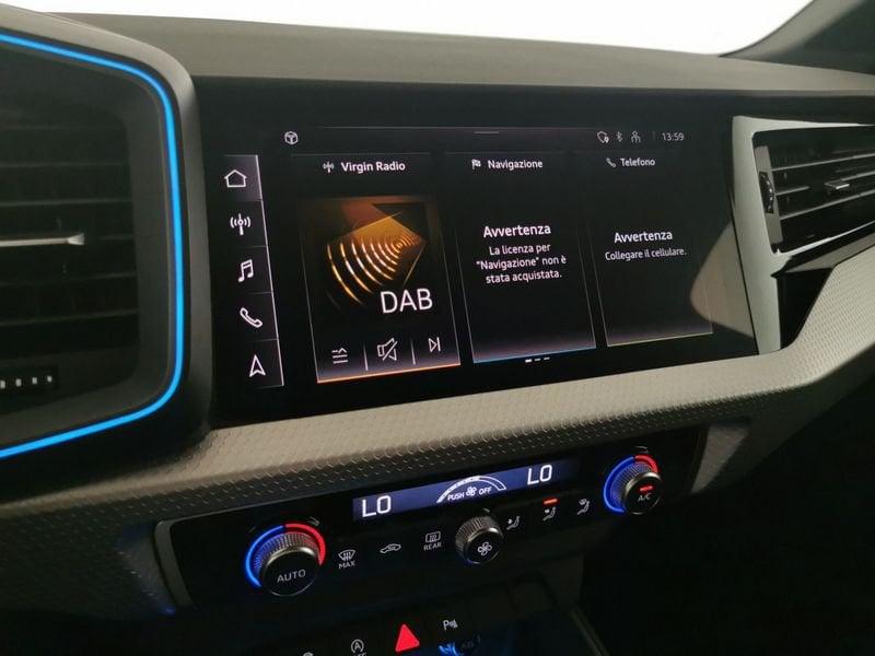 Audi A1 Sportback 30 1.0 tfsi Identity Black 116cv
