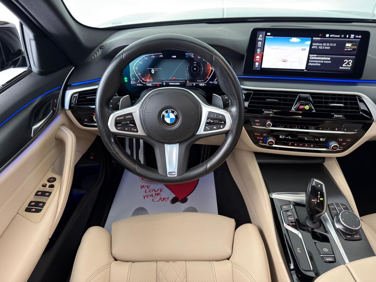 Bmw 520 520d 48V xDrive Touring Msport 190cv TETTO