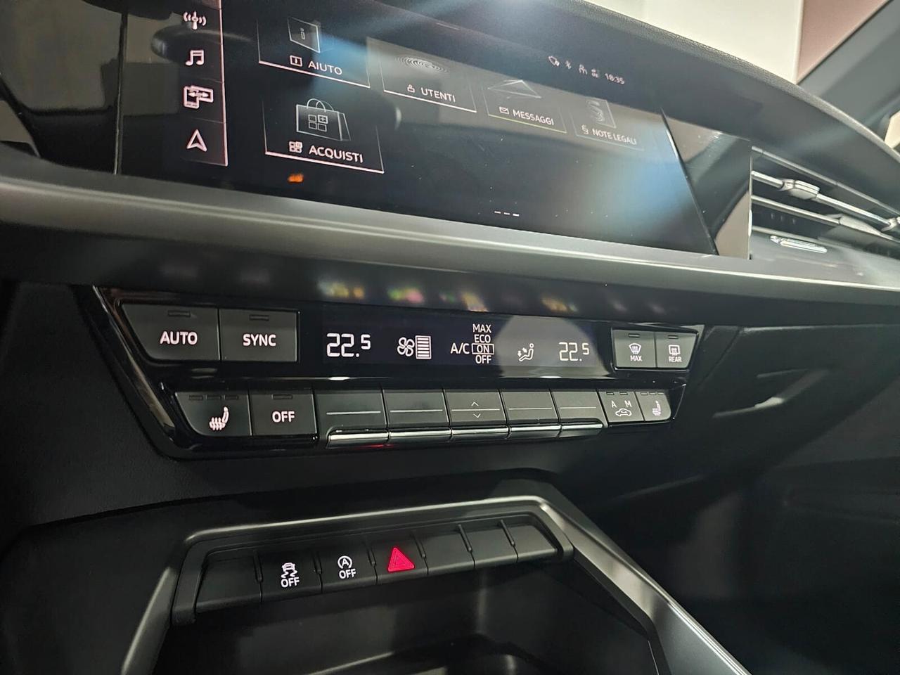 NUOVA AUDI A3 SPORTBACK S-LINE 35 TDI 150CV S-TRONIC IDENTITY BLACK