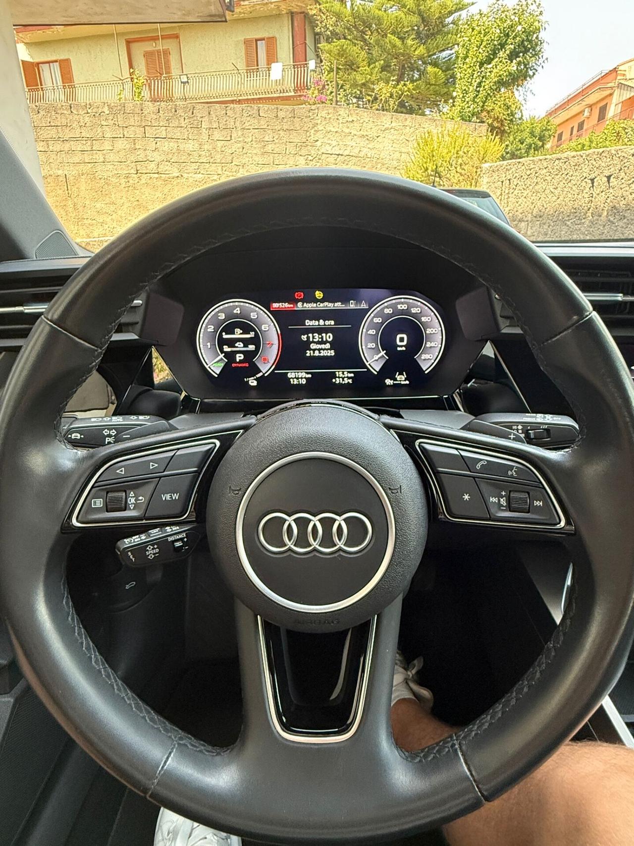 Audi A3 40TFSI 1.5 benzina/elettrica plugin 150+54 cv