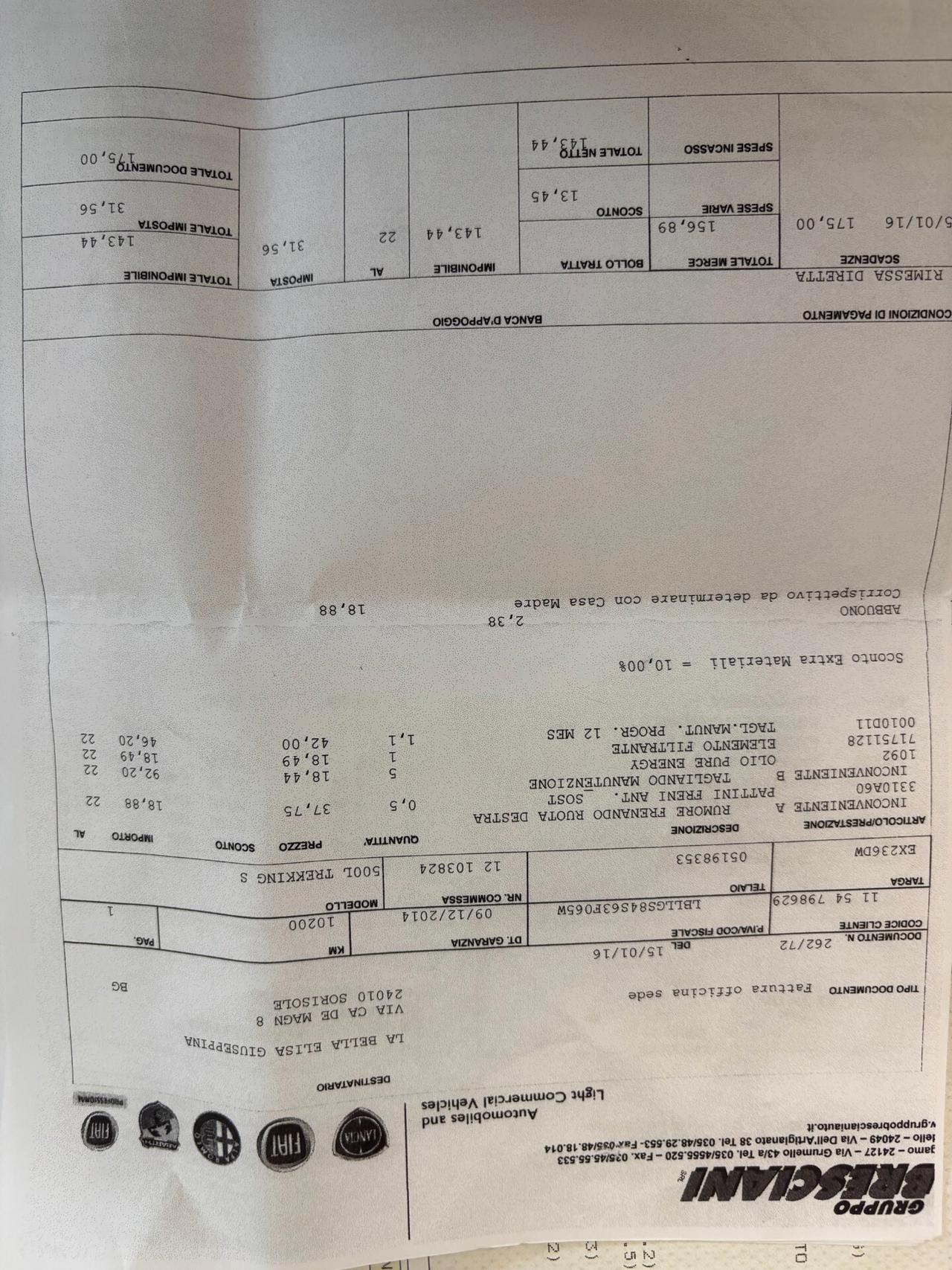Fiat 500L 1.6 mjt Trekking 105cv*TAGLIANDI CERTIFICATI