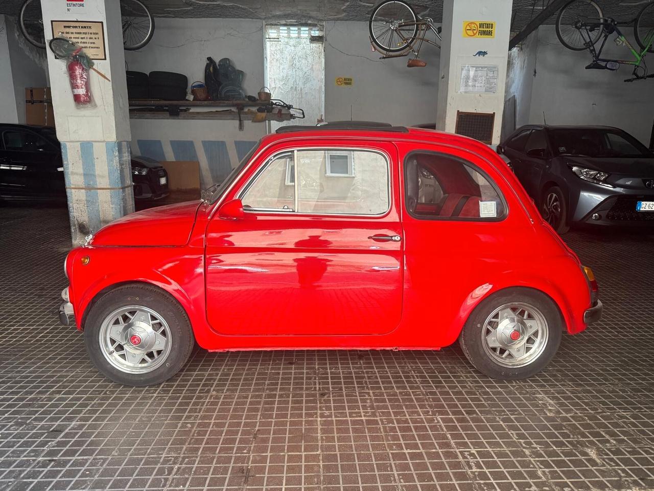 Fiat 500 F PISTA CAMBIO SINCRONIZZATO MOTORE 600