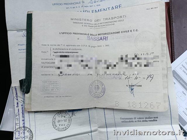 CITROEN Acadiane targa e doc.Originali Book Completo