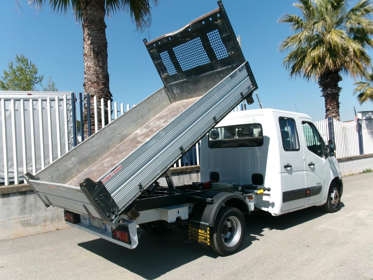 Renault Master 2.3 DCI 125CV E5 DOPPIA CABINA 7 POSTI RIBALTABILE TRILATERALE