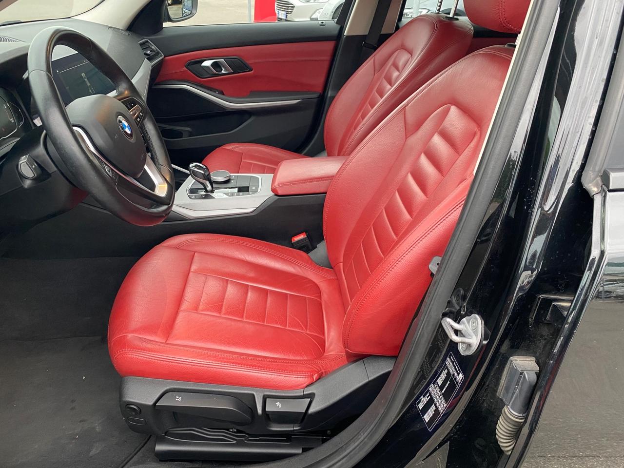 Bmw 320d Sw Automatica Pelle Rossa Xenon