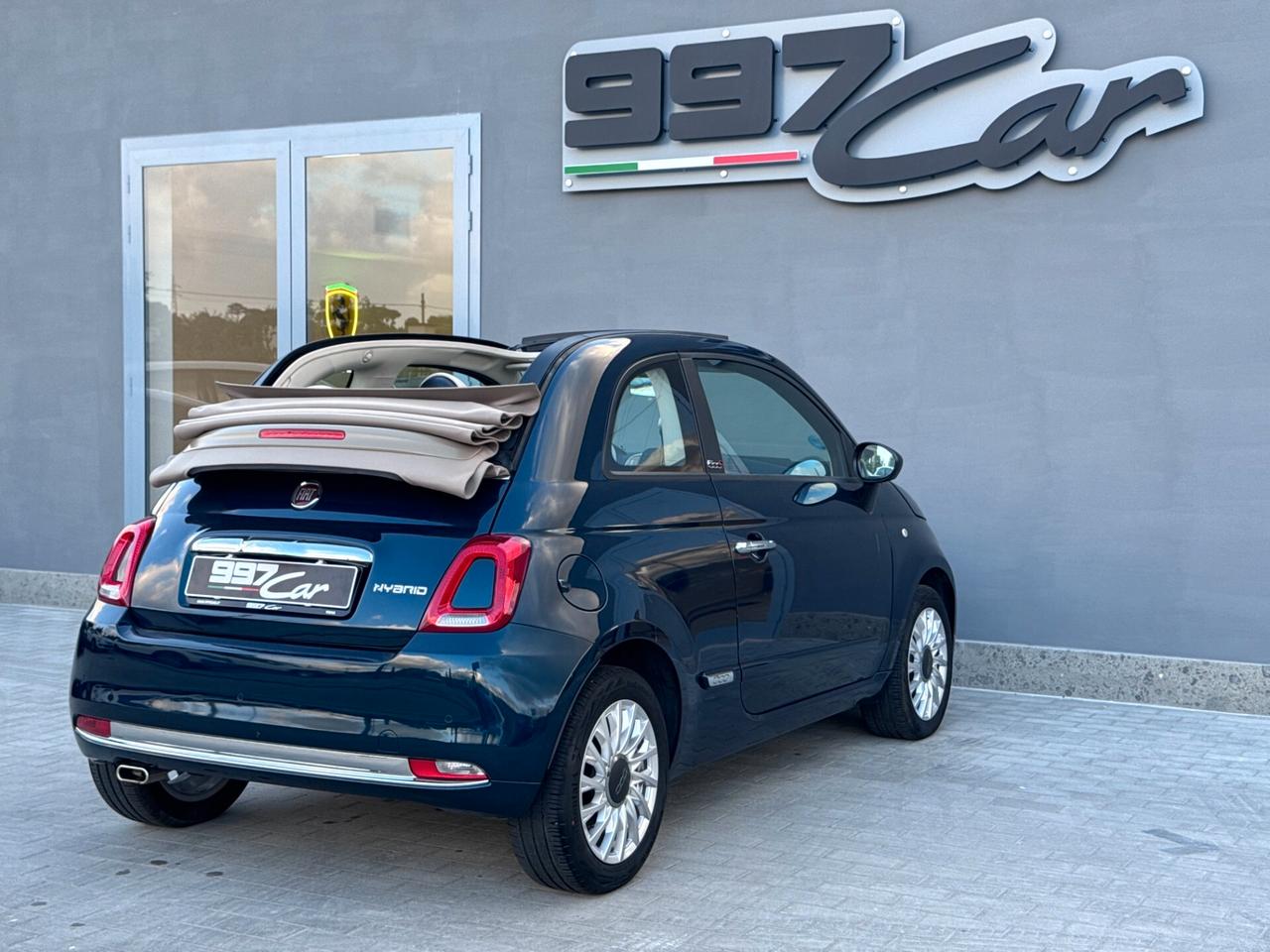 Fiat 500 C 1.0 Hybrid Lounge - COME NUOVA - COLORE BLU DIPINTO DI BLU