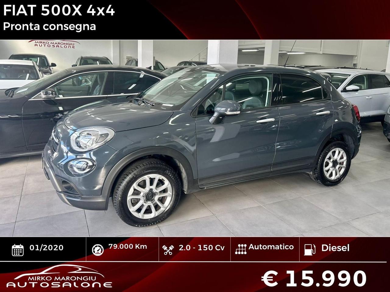 Fiat 500X 2.0 150 CV AT9 4x4 Cross FINANZIABILE