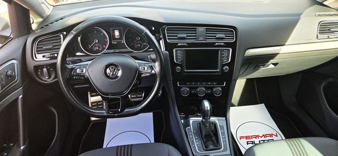 Volkswagen Golf VW 7 1.6 TDI DSG Allstar 110cv Tagliandata Garanzia 12M
