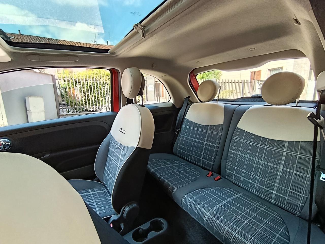 Fiat 500 1.2 Lounge Rosso Corallo km 36.317