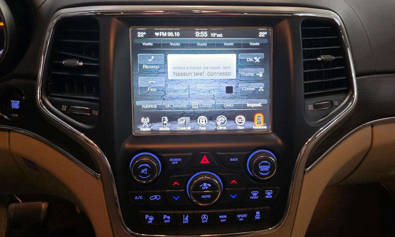 Jeep Grand Cherokee 3.0 V6 CRD 250 CV Multijet II Overland