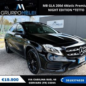 MB GLA 200d 4Matic Premium NIGHT EDITION *TETTO