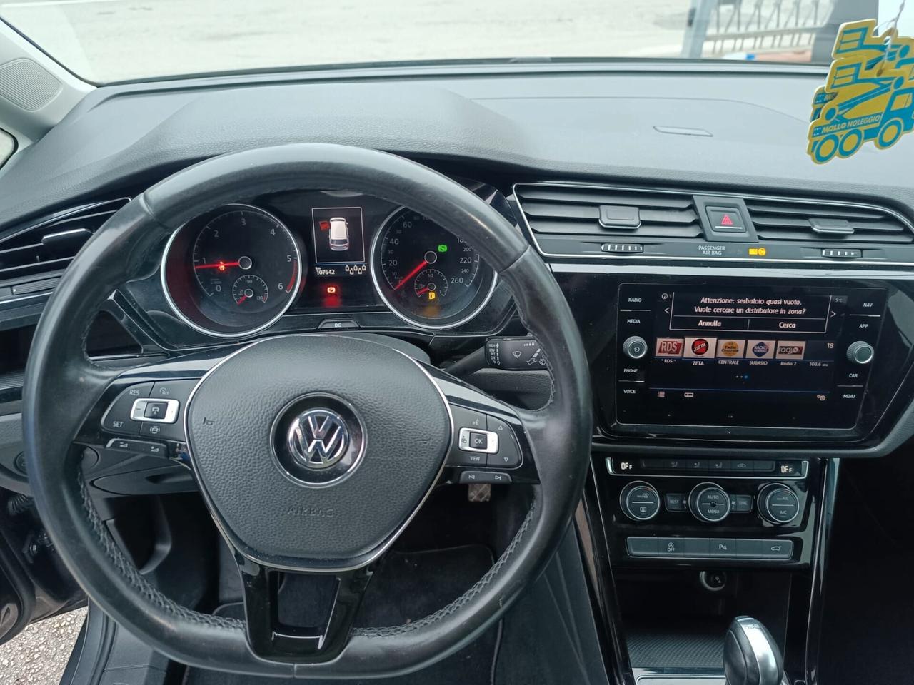 VOLKSWAGEN TOURAN HIGHLINE EDITION 1.6 115 cv DIESEL -PROMO GENNAIO GA FIN&SAFE-