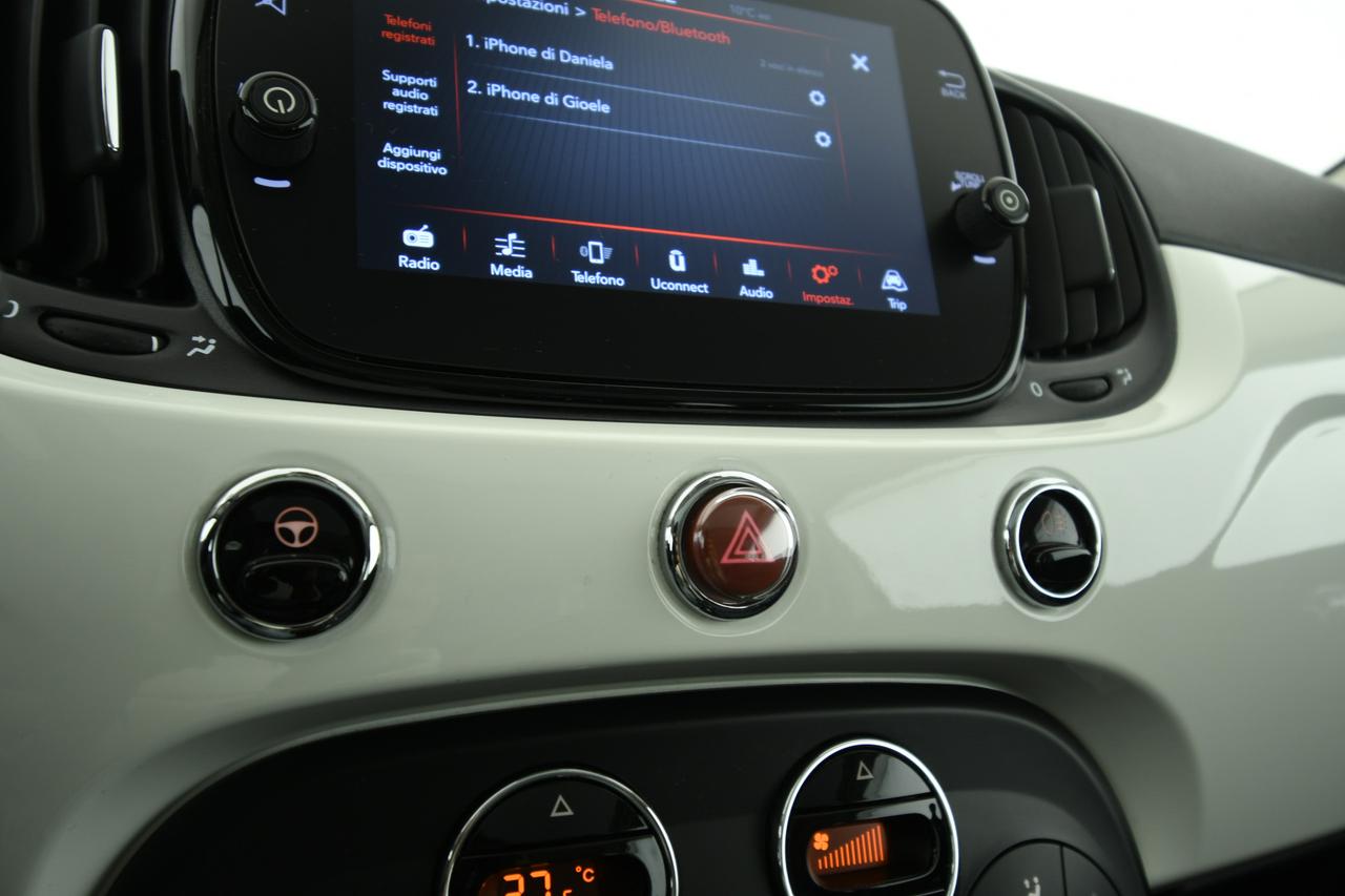 FIAT 500 1.2 Lounge easypower Gpl 69cv TETTO PANO+LED+NEOPATENTATI