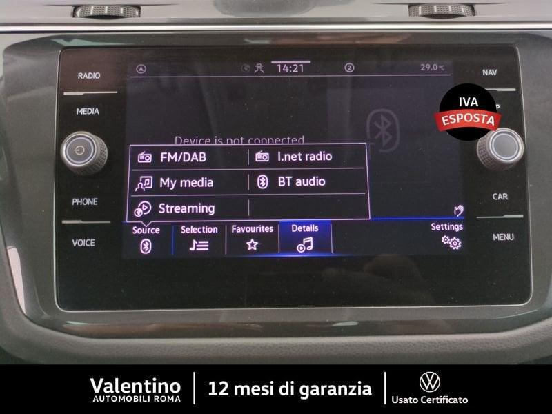 Volkswagen Tiguan 2.0 TDI DSG 150 CV SCR Life
