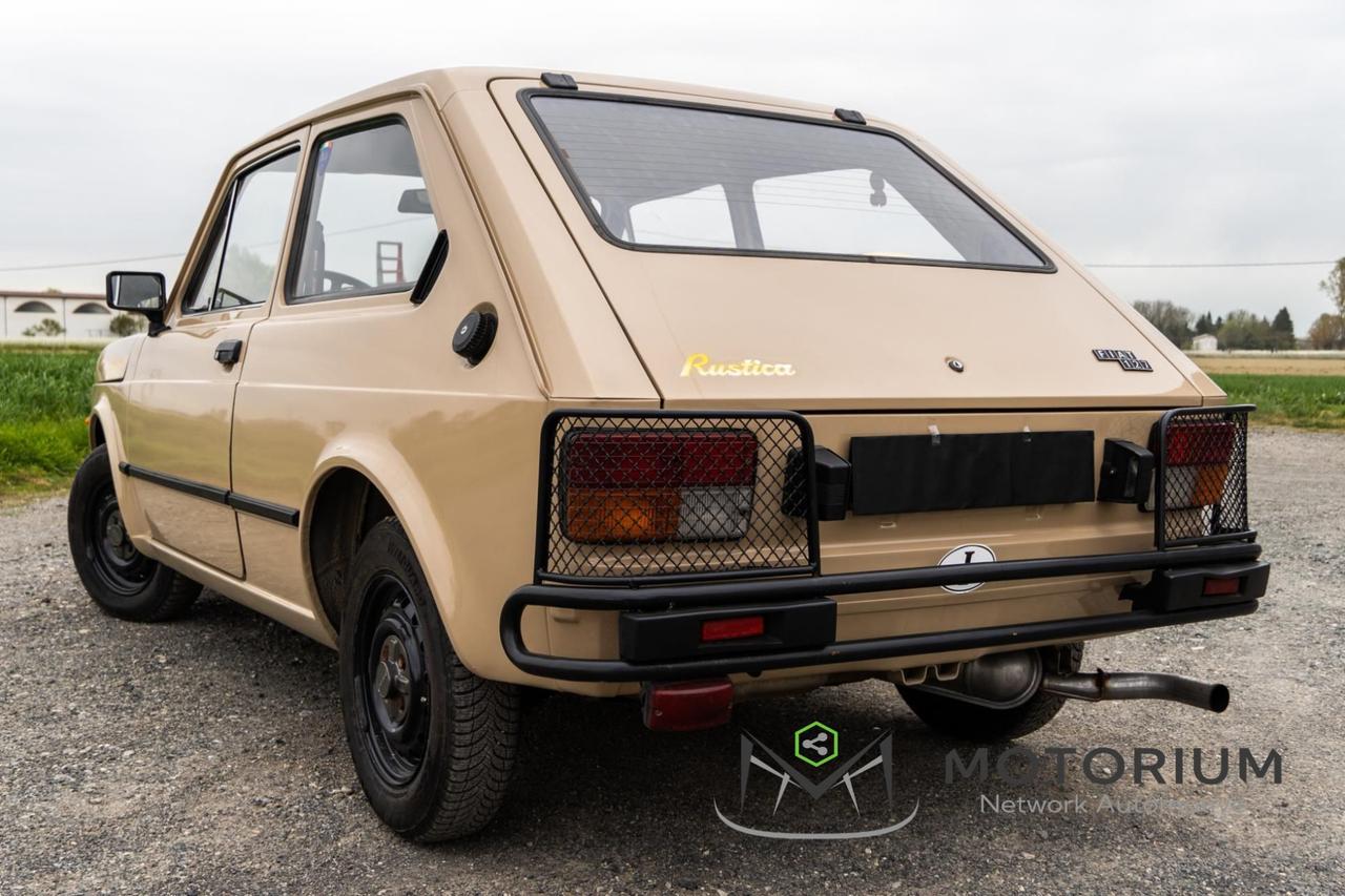Fiat 127 "RUSTICA" - TARGA NERA ORIGINALE