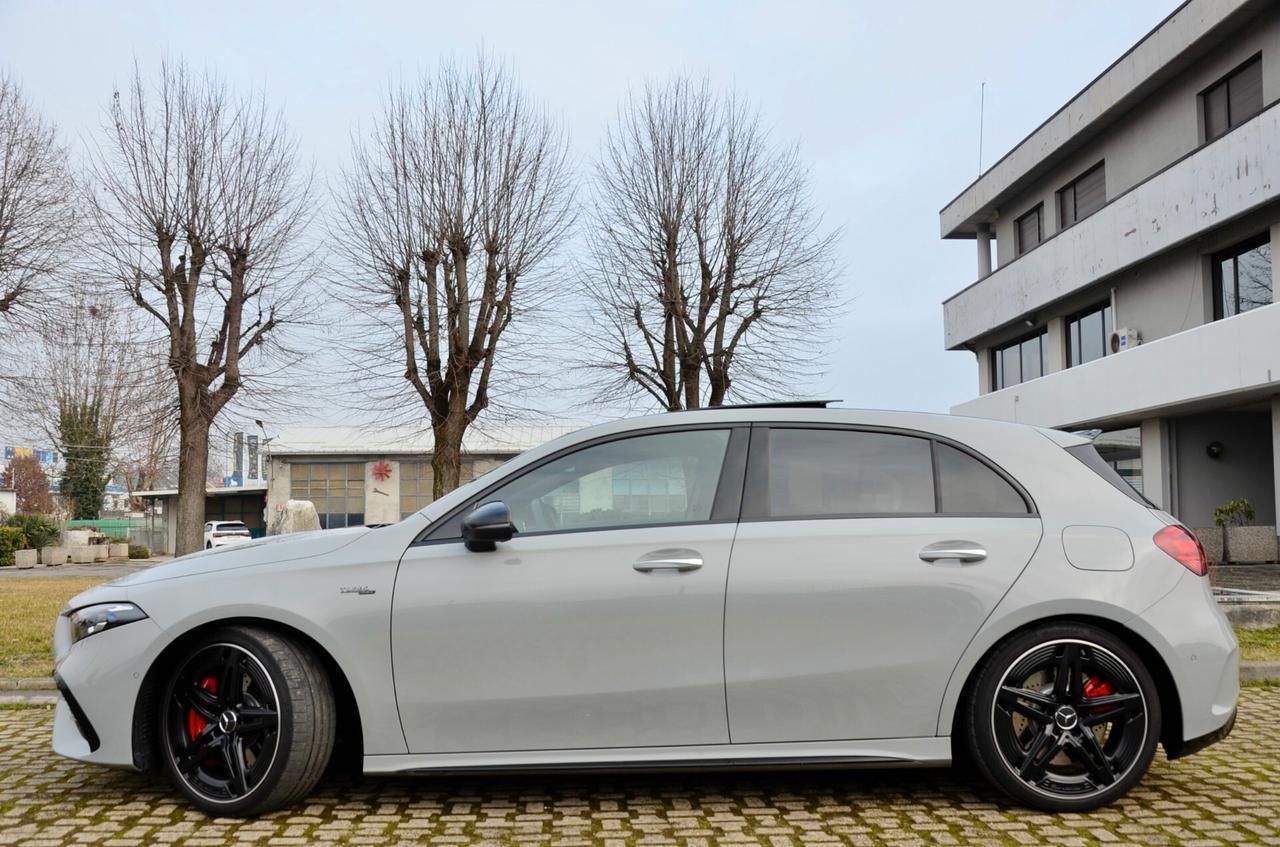 MERCEDES-BENZ A 35 AMG 4MATIC 306cv AUTO, GARANZIA UFFICIALE, UNICOPROPRIETARIO, UFF ITALIANA, EURO 6E, TETTO, NIGHT PACK, FARI MULTIBEAM, HI-FI PREMIUM, PERMUTE