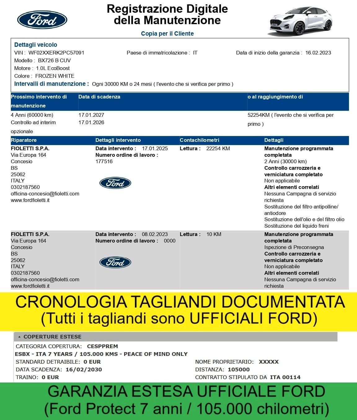 Ford Puma St-Line X 1.0 EcoB.-Hybrid 125CV Manuale
