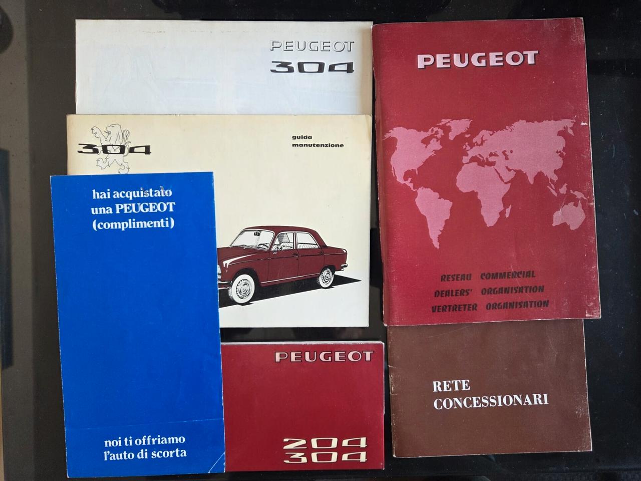Peugeot 304 S BERLINA -SERVICE BOOK-
