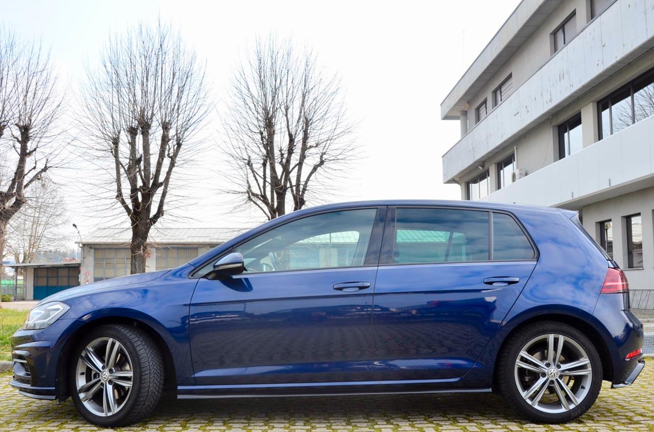 VOLKSWAGEN GOLF 1.5 TSI EVO R-LINE 150cv, UNICOPROPRIETARIO, UFF ITALIANA, SERVICE CON FATTURE, EURO 6D, FARI FULL LED, APPLE ANDROID, PERMUTE