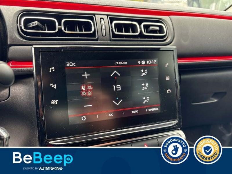 Citroën C3 1.2 PURETECH SHINE S&S 83CV NEOPATENTATI MY18