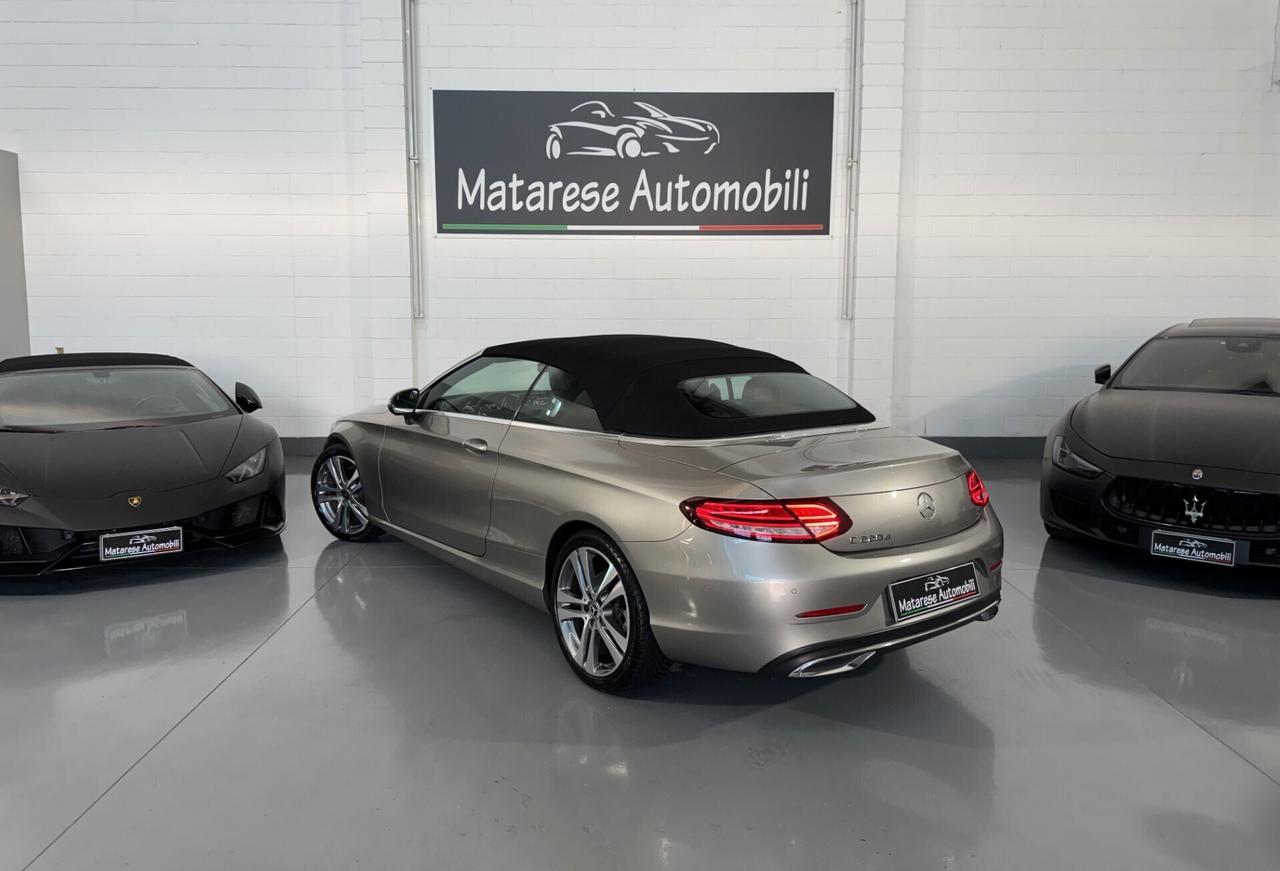 Mercedes-Benz C 220 Cabrio FullLed Burmaster 1Proprietario Certificata
