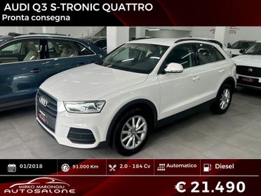 Audi Q3 2.0 TDI 184 CV S tronic quattro FINANZIABILE