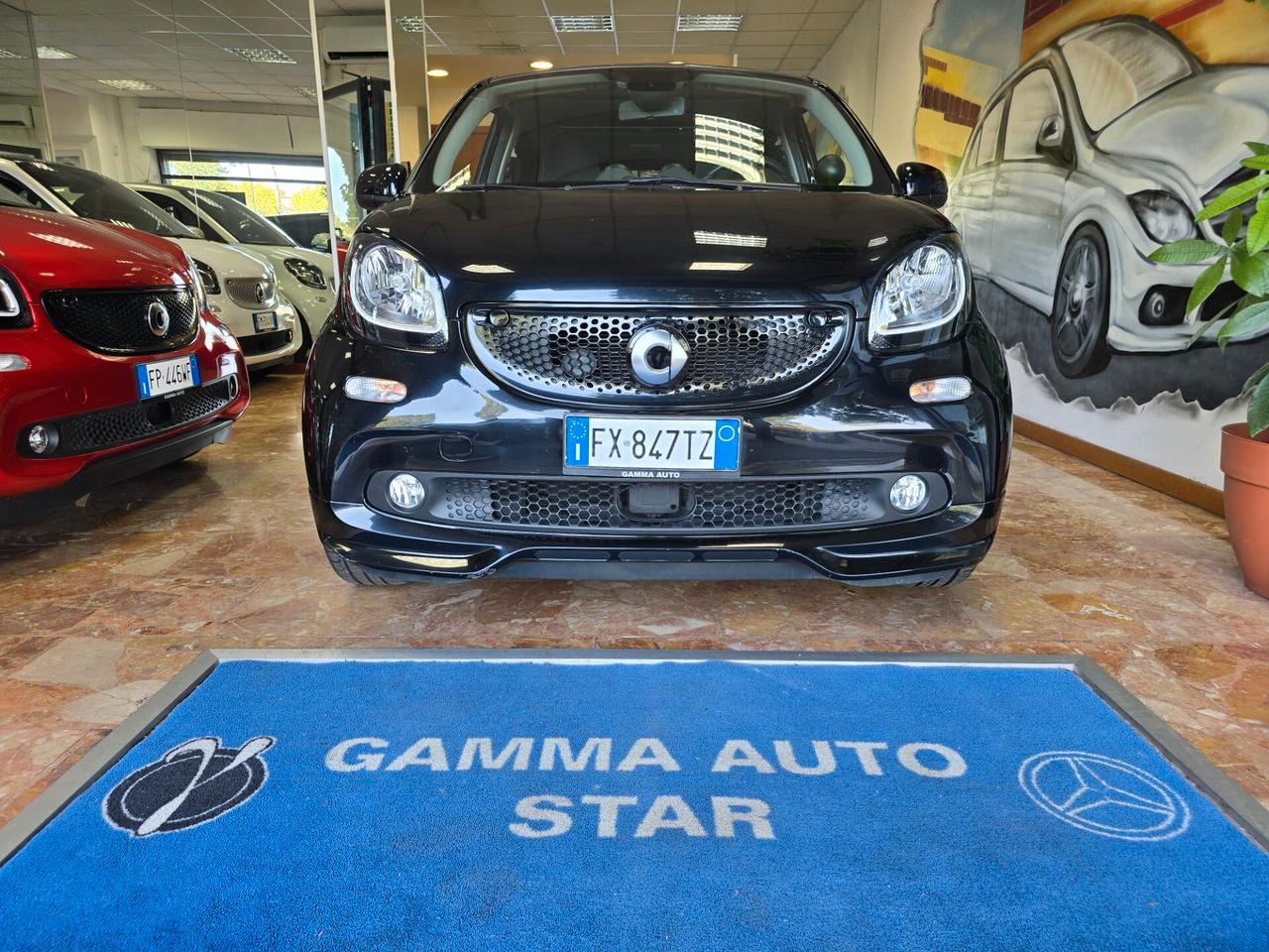 SMART FORFOUR 0.9 TURBO 90CV TWINAMIC SUPERPASSION NERA TRIDION NERA C.L.16 NAVI UFFICIALE