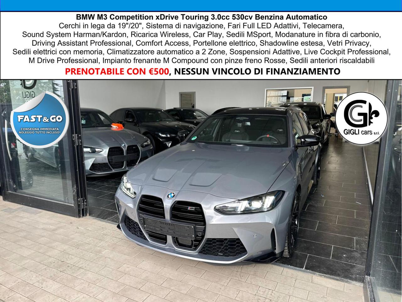BMW M3 M3 Comp Touring xDrive Harman Kardon Carbonio Led