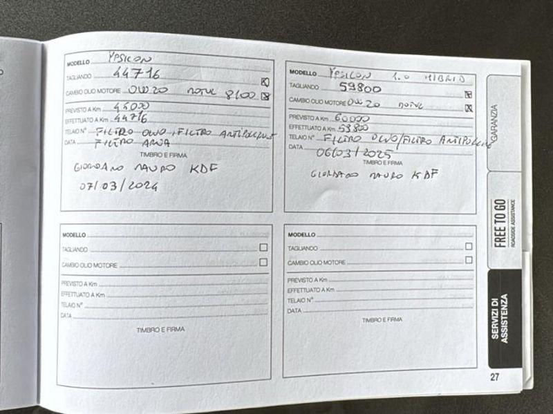 Lancia Ypsilon 1.0 FireFly Hybrid Ecochic Gold 5p OK NEOPATENTATI