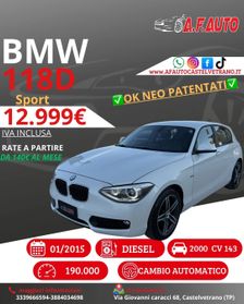 Bmw 118d 5p. Sport